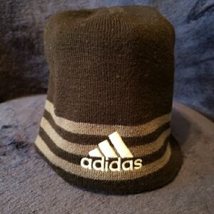 Adidas Black and Gray Beanie